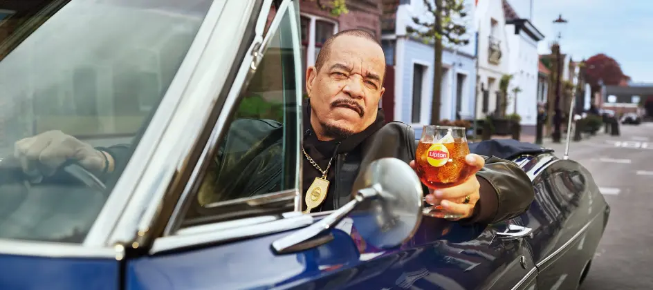 Rapper Ice-T und Lipton Ice Tea garantieren Terrassenbesuchern den originalen Eistee